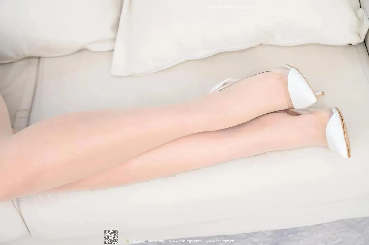 [SSA丝社]超清写真 NO.371 小佩我的白色高跟鞋 [47P]插图6